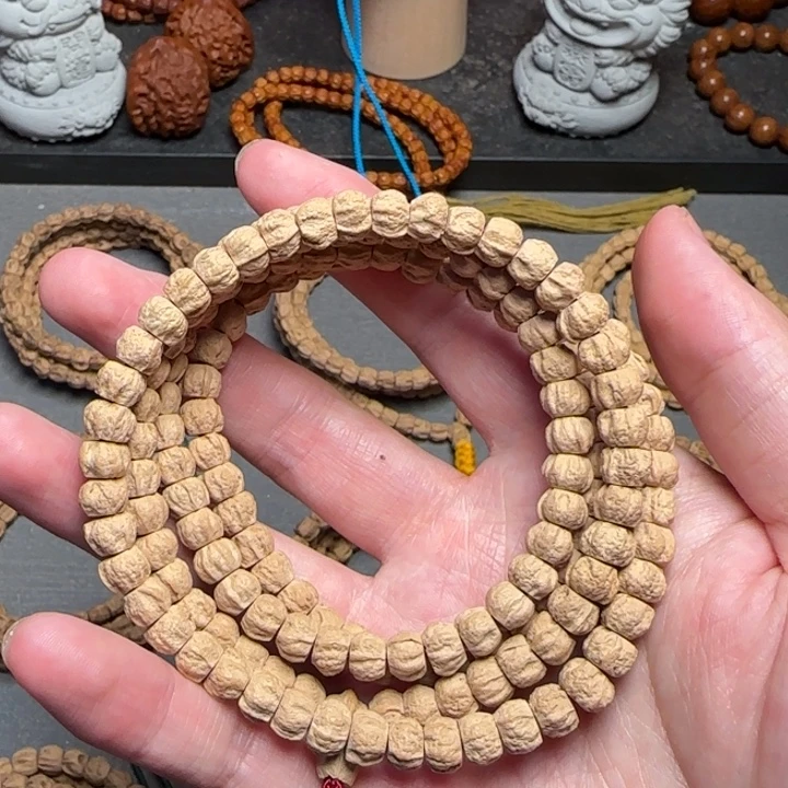 平****柏香籽/百香籽手串麻皮莲花桩