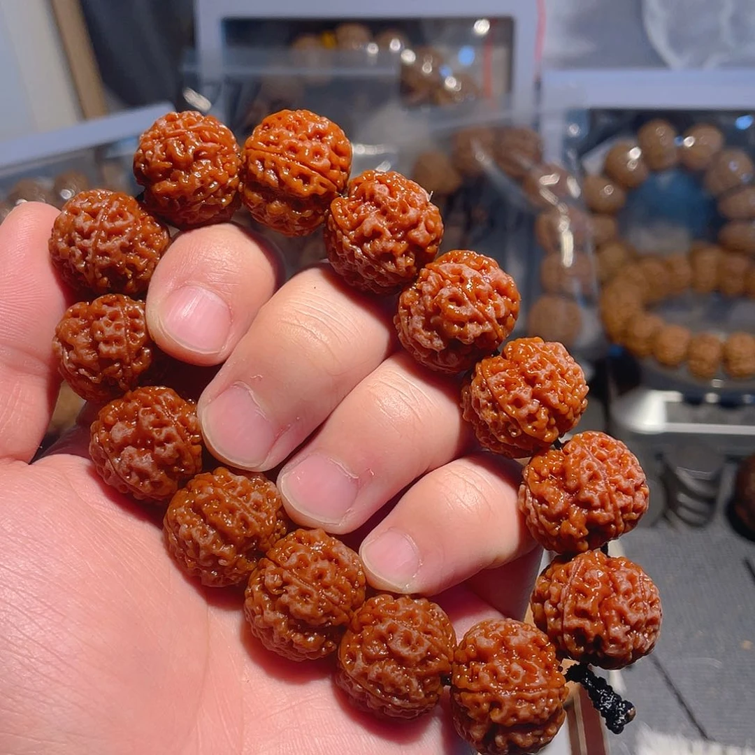 手串金刚菩提22mm蜂窝【同心同轴】