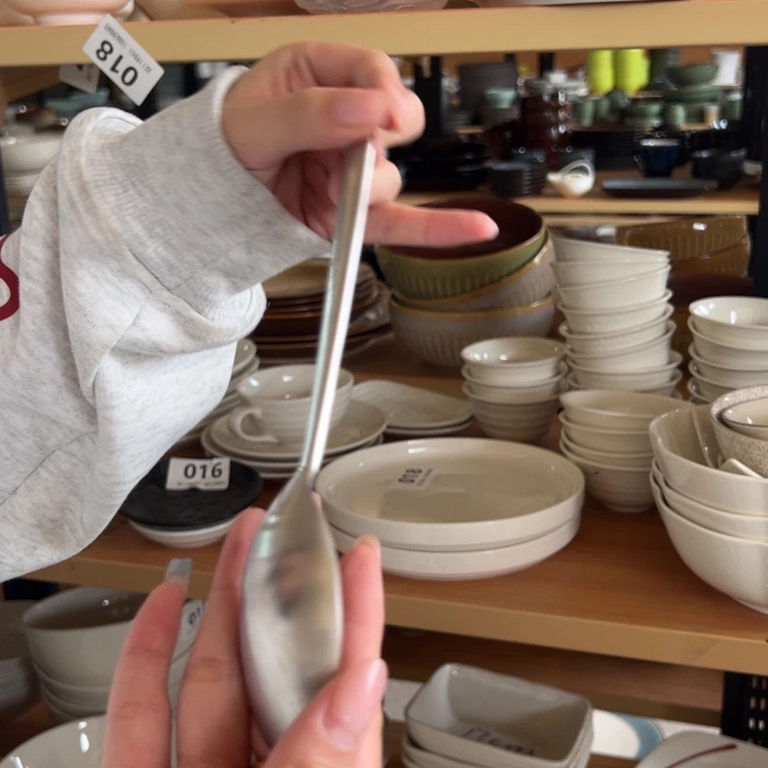 新骨瓷026瑕疵慎拍 哑光拉丝 勺子