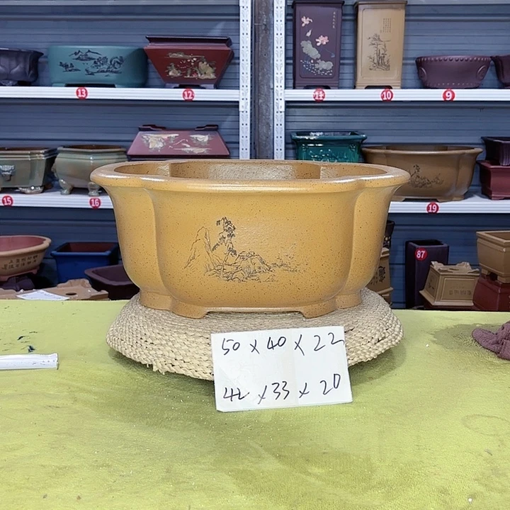 紫砂花盆宜兴紫砂厂