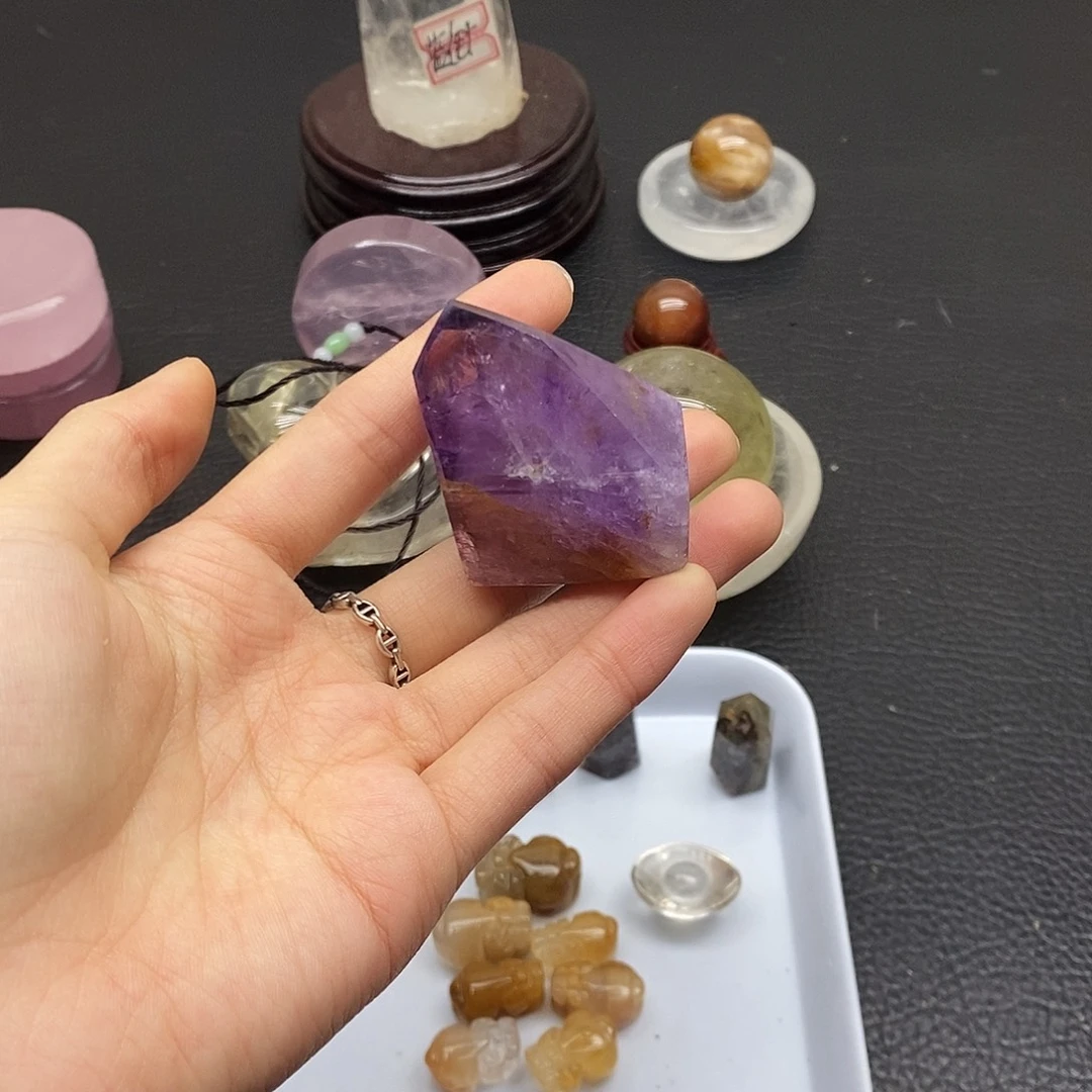 珠宝半成品水晶未镶嵌71水晶石