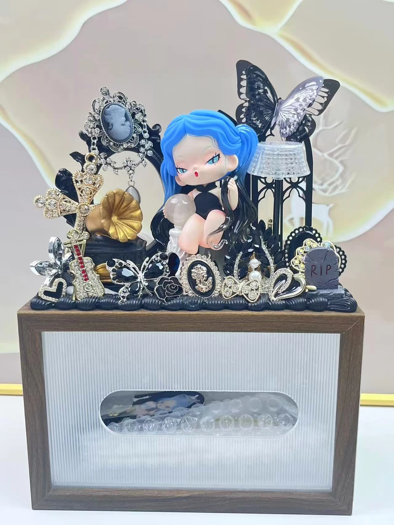 【主播现拆】正版重工DIY奶油胶抽纸盒 氛围摆件