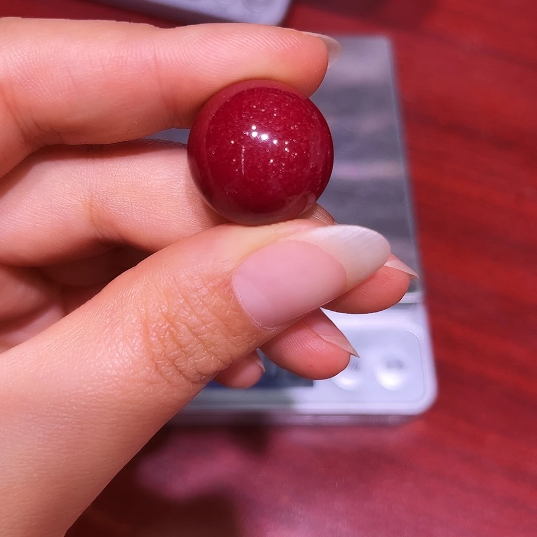 含辰砂工艺品紫金砂20m单珠