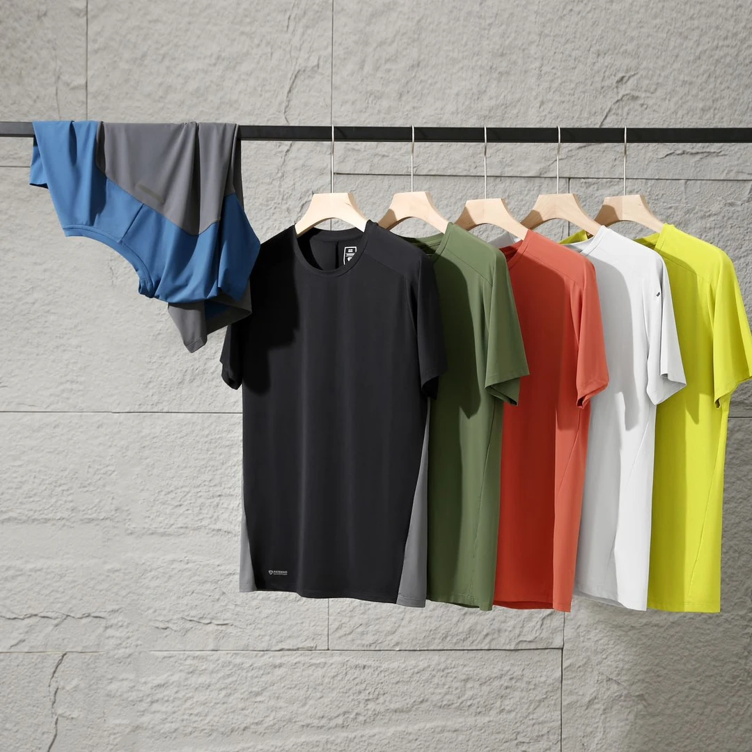 T恤男士运动户外夏季透气宽松速干圆领冰感2832