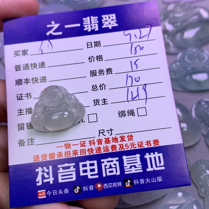 颈饰未镶嵌翡翠何*依