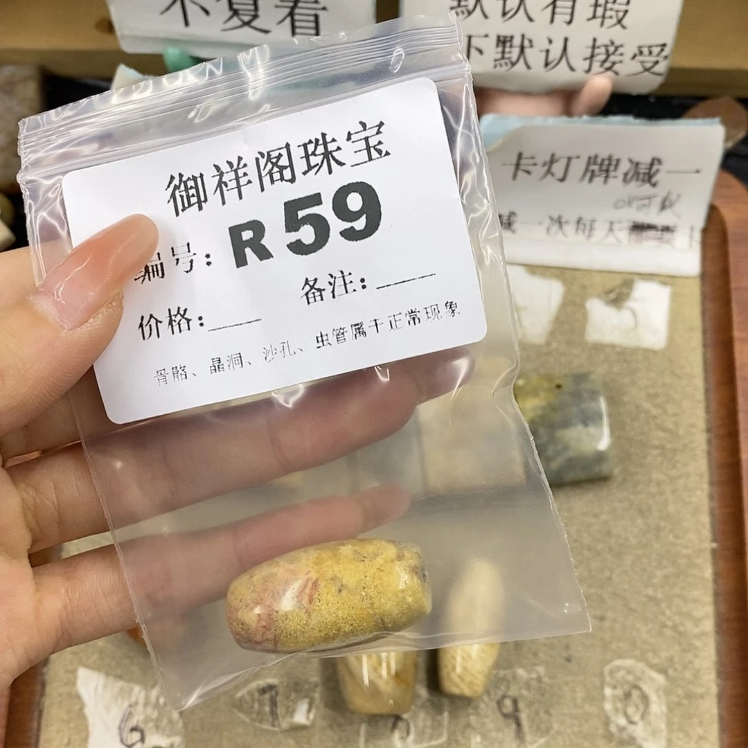 硅化珊瑚（珊瑚玉）未镶嵌颈饰一****儿