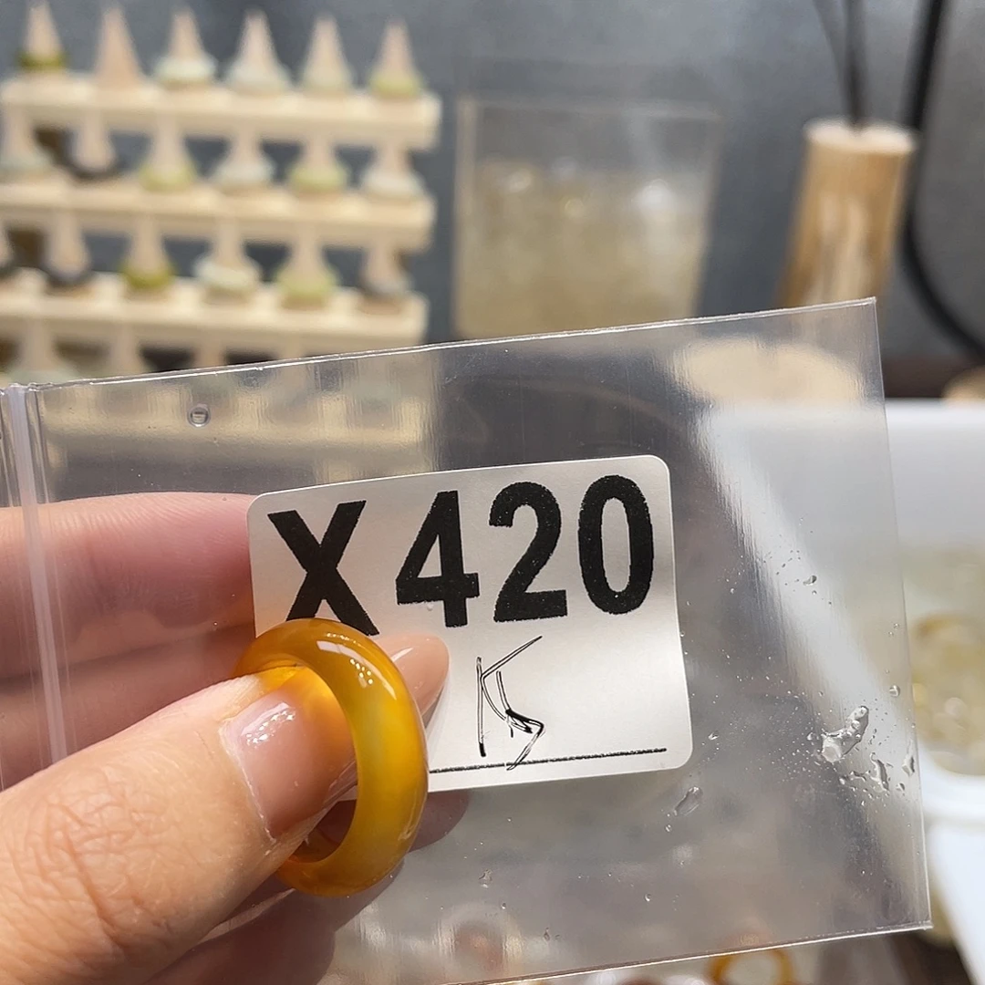 玛瑙/玉髓未镶嵌戒指420