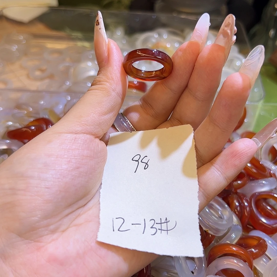 未镶嵌戒指玛瑙/玉髓