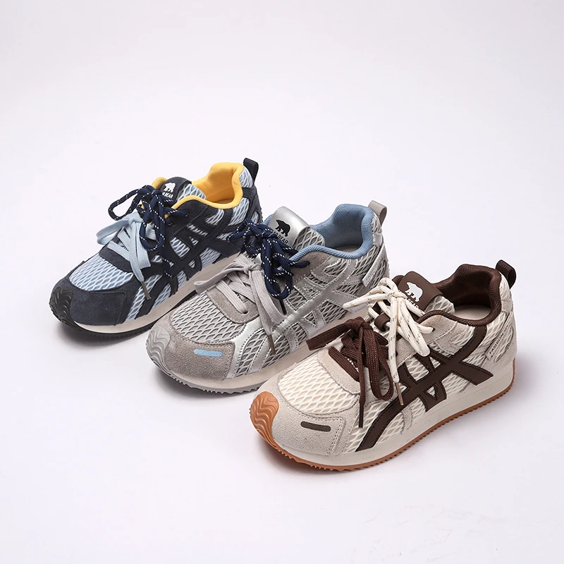 新款秋季户外风登山鞋薄款透气休闲阿甘鞋A666-3