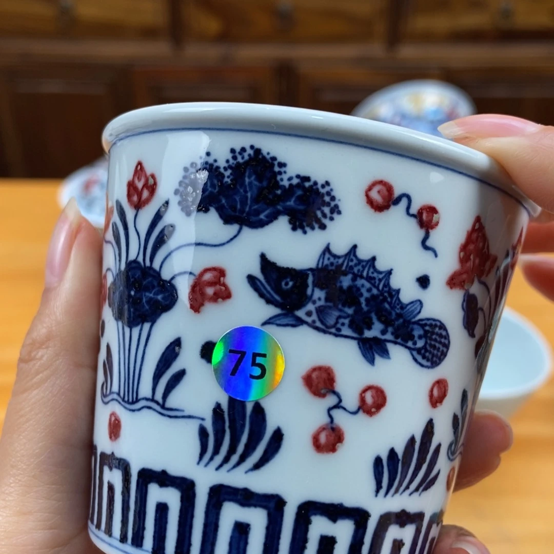 手绘现代茶具得古董