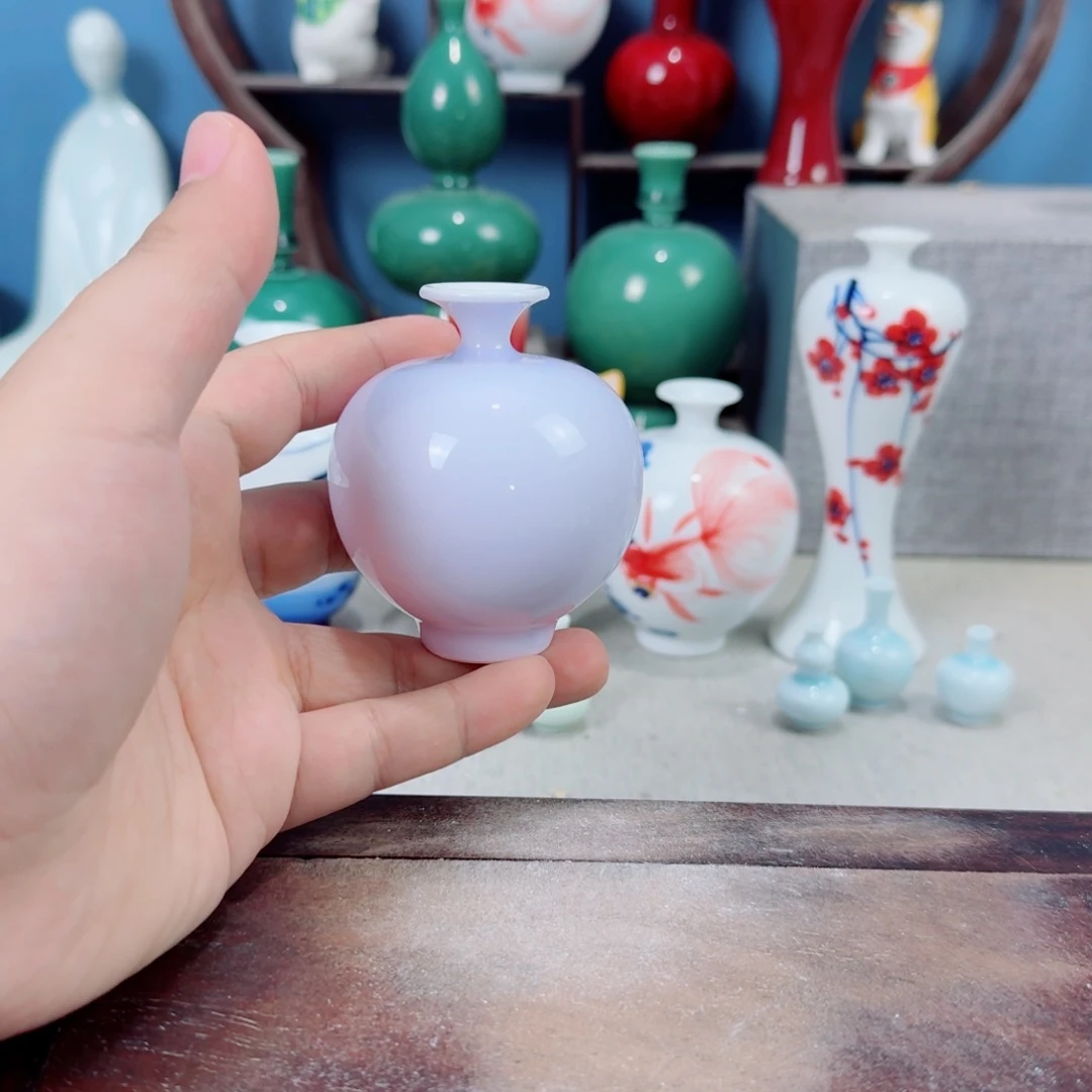 陶瓷手工小花器摆件