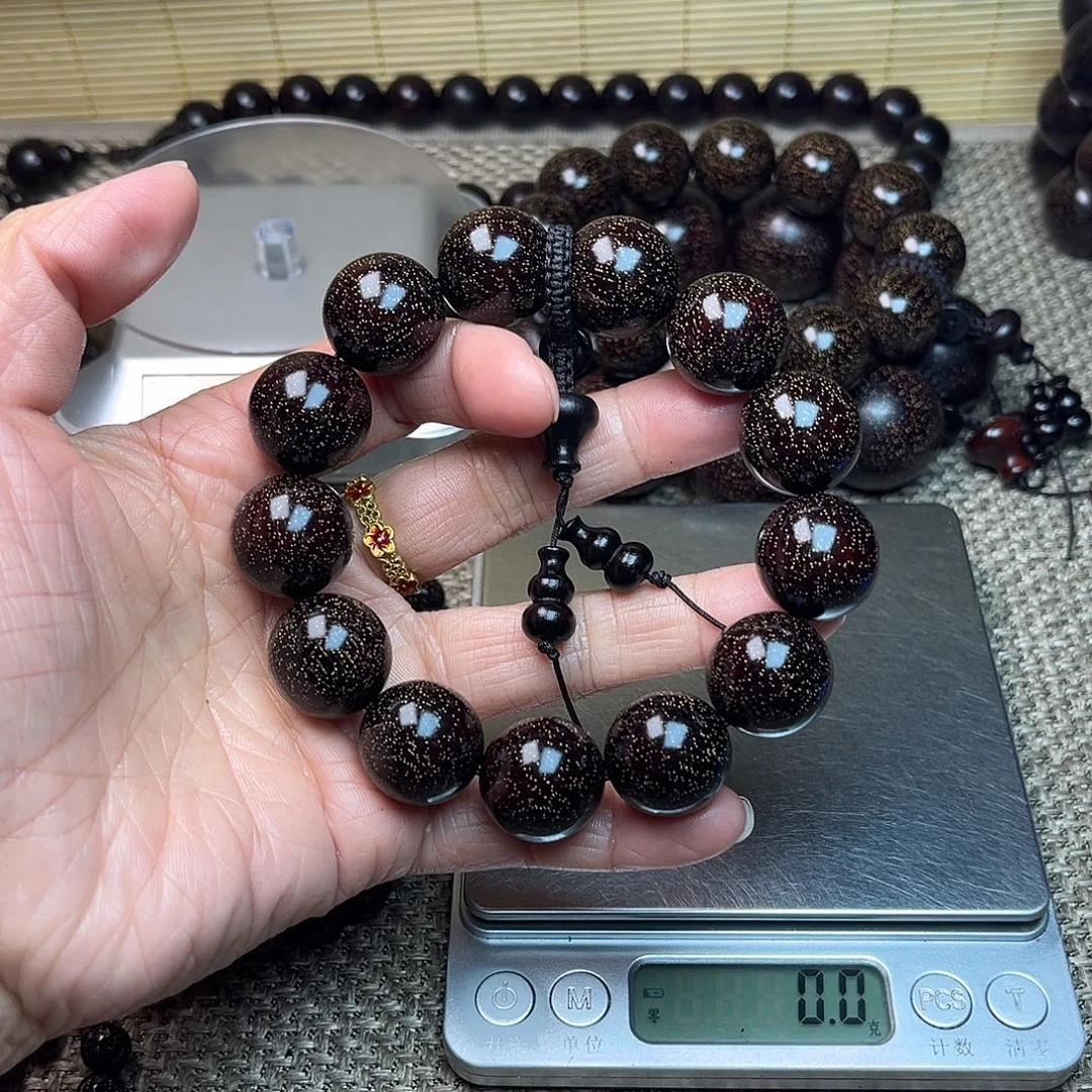 檀香紫檀（小叶紫檀）1.8 13颗 爆星