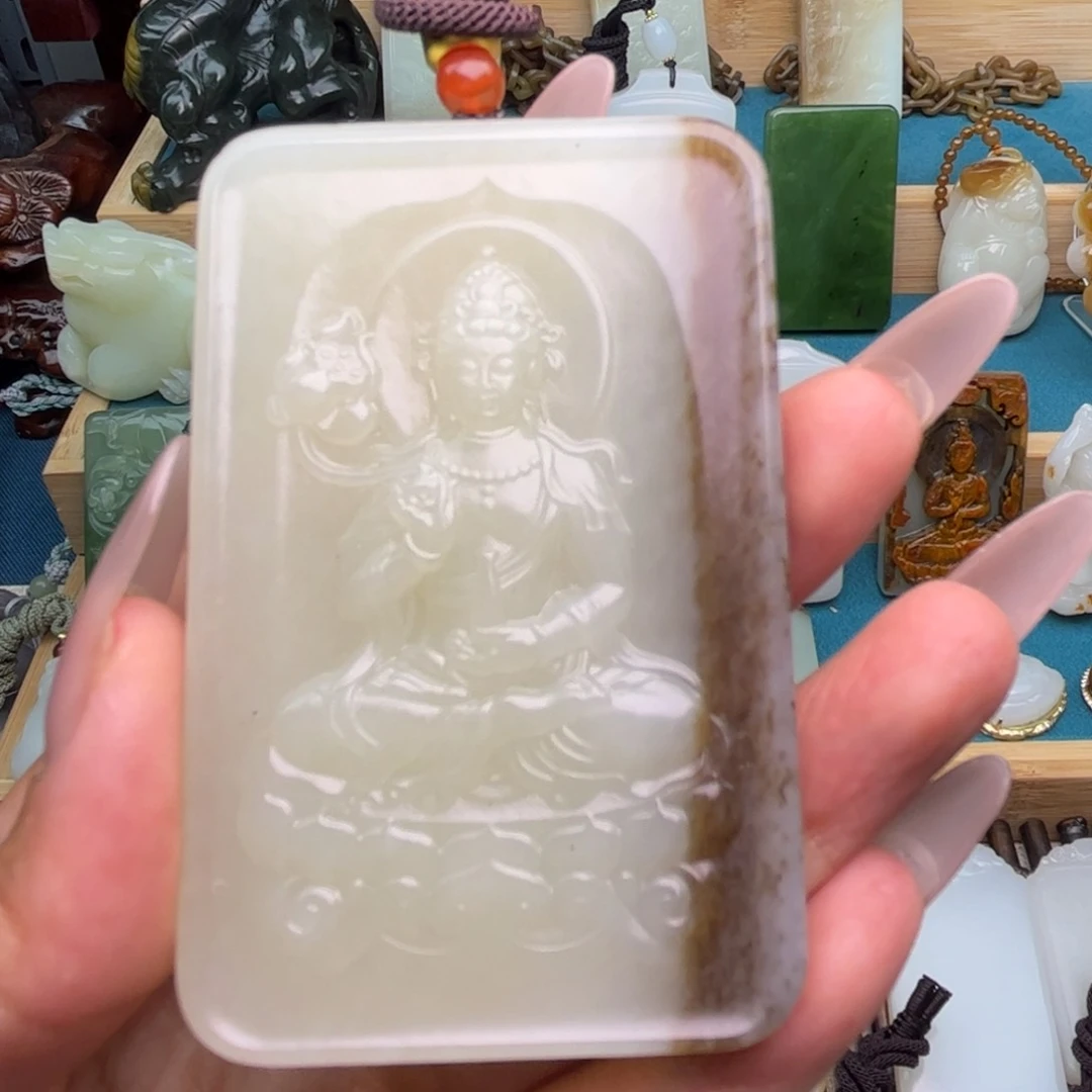 和田玉未镶嵌挂件