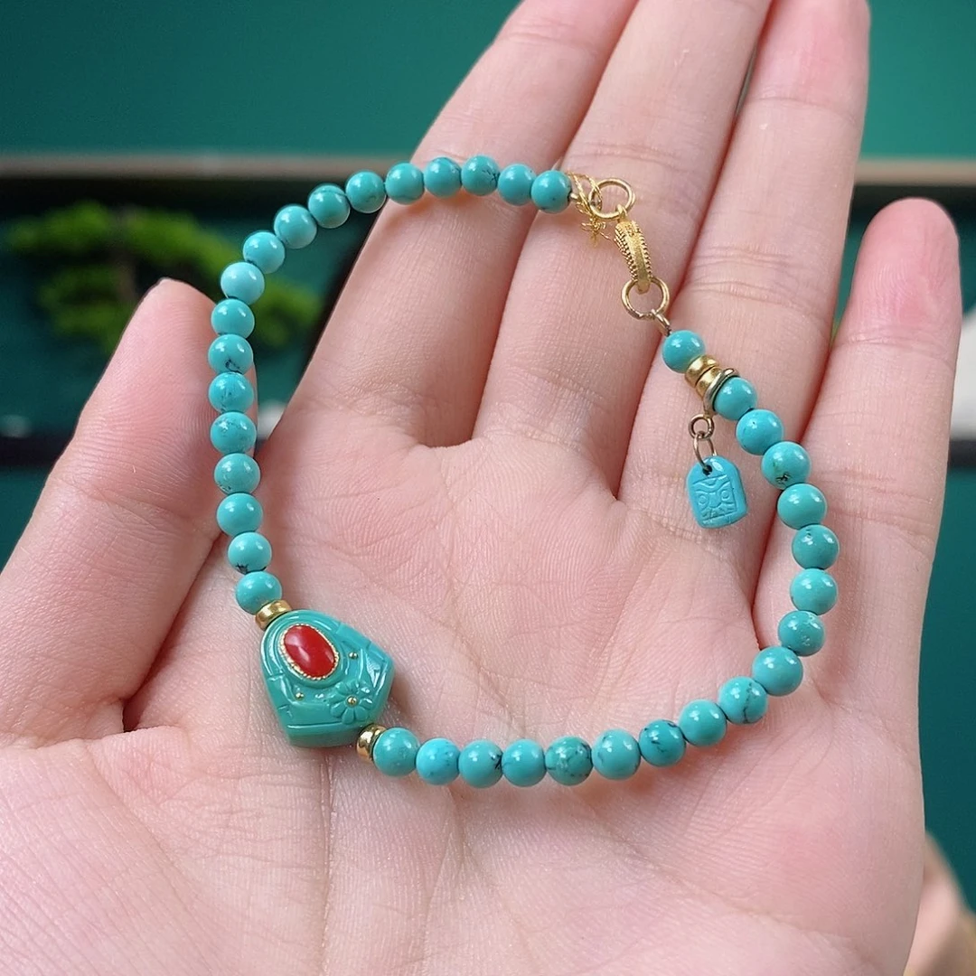 未镶嵌绿松石珠宝奇石