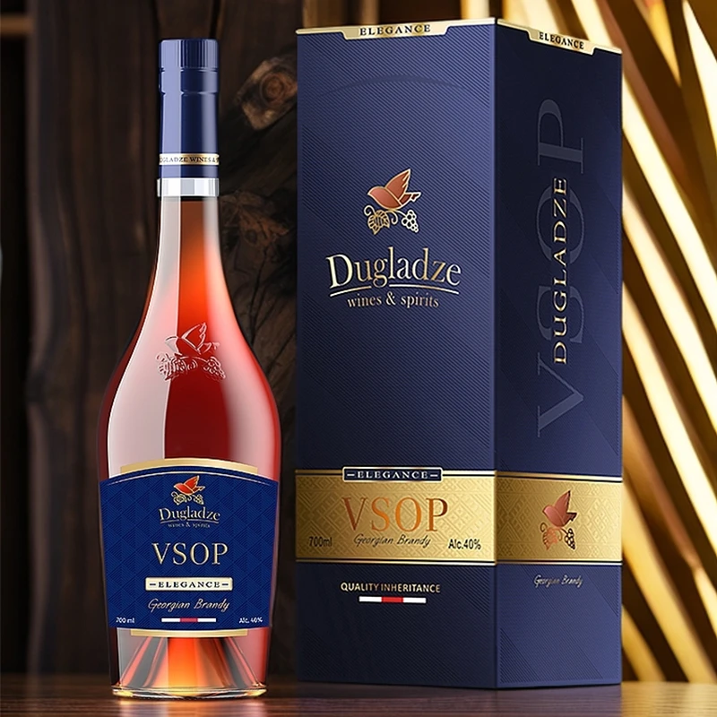 雅致七年VSOP白兰地礼盒装【格鲁吉亚进口酒馆】原瓶进口洋酒40度