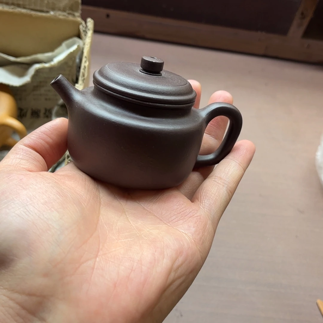 紫砂茶壶德钟紫泥120cc
