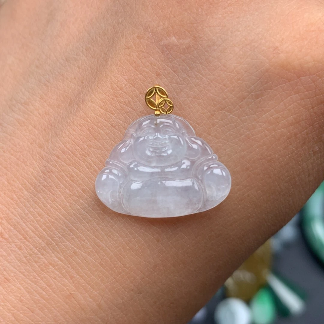 颈饰未镶嵌翡翠佛公