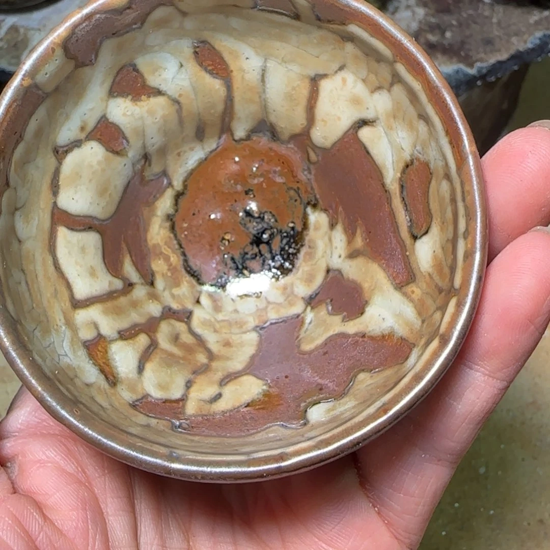 竹***计柴烧建盏茶盏茶杯267