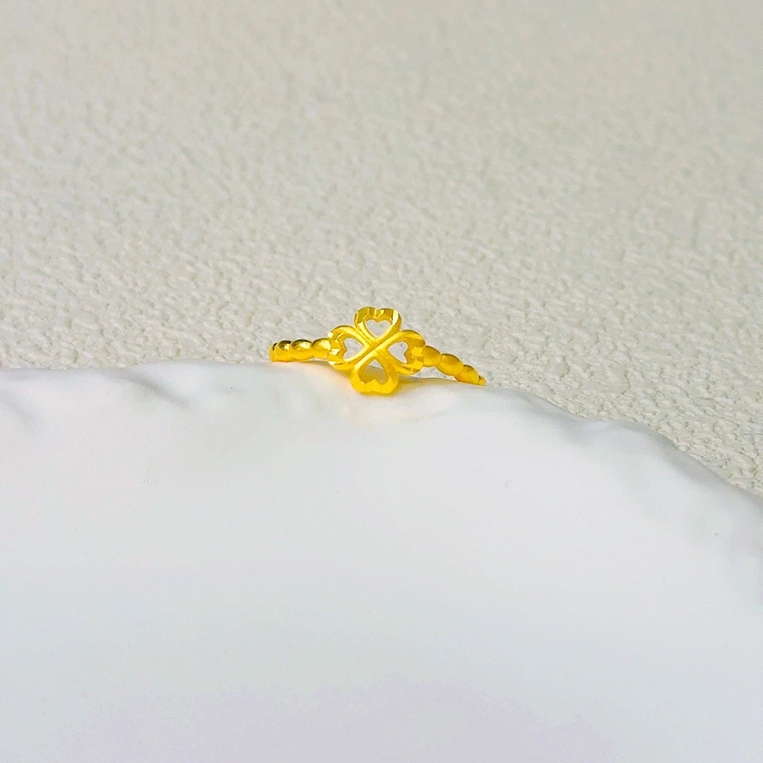 戒指小四叶草戒指首饰314