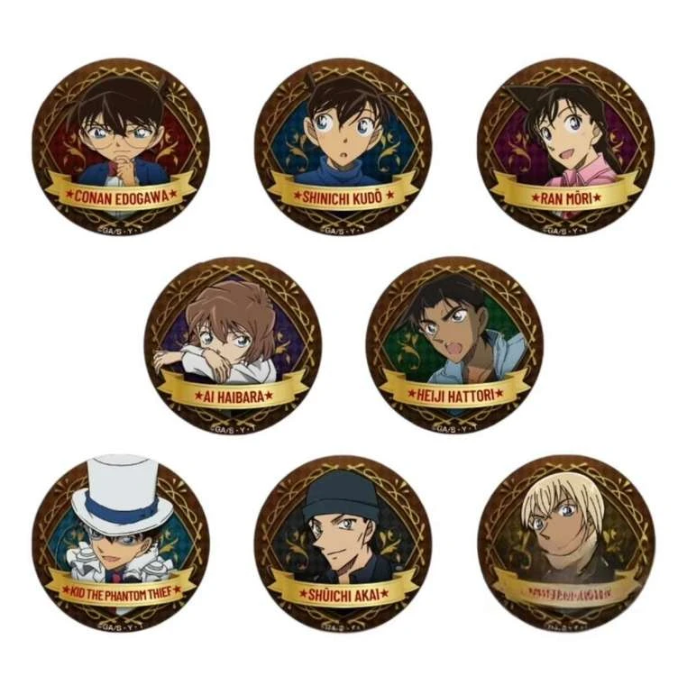 【默认代拆】日谷 柯南图腾纹系列徽章
