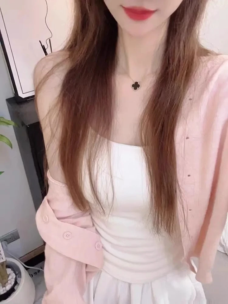 【现货】香草奶盖针织衫外套2025新款今年流行爆款气质软糯外搭上衣