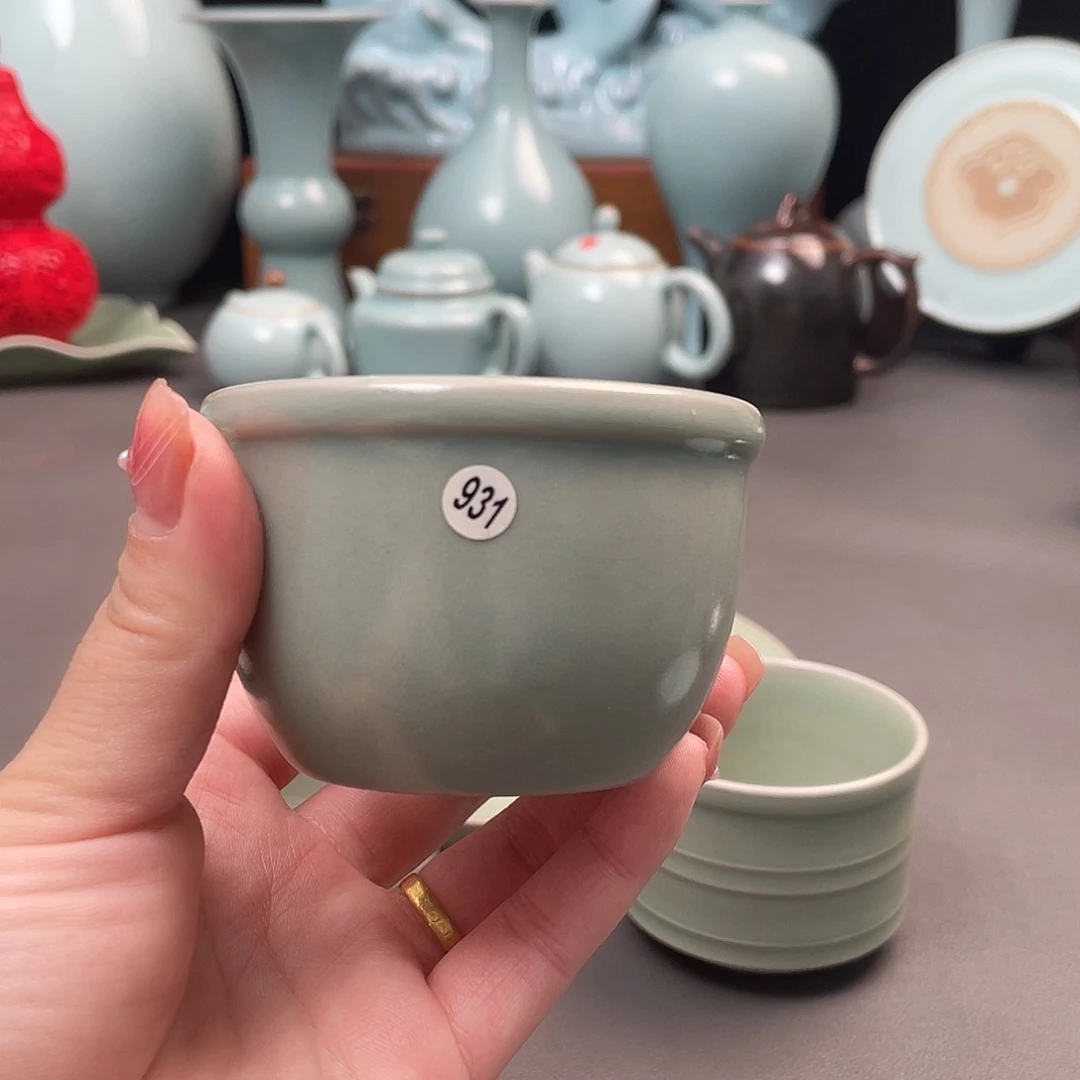 瓷片全手工仿古釉不开片微微瑕