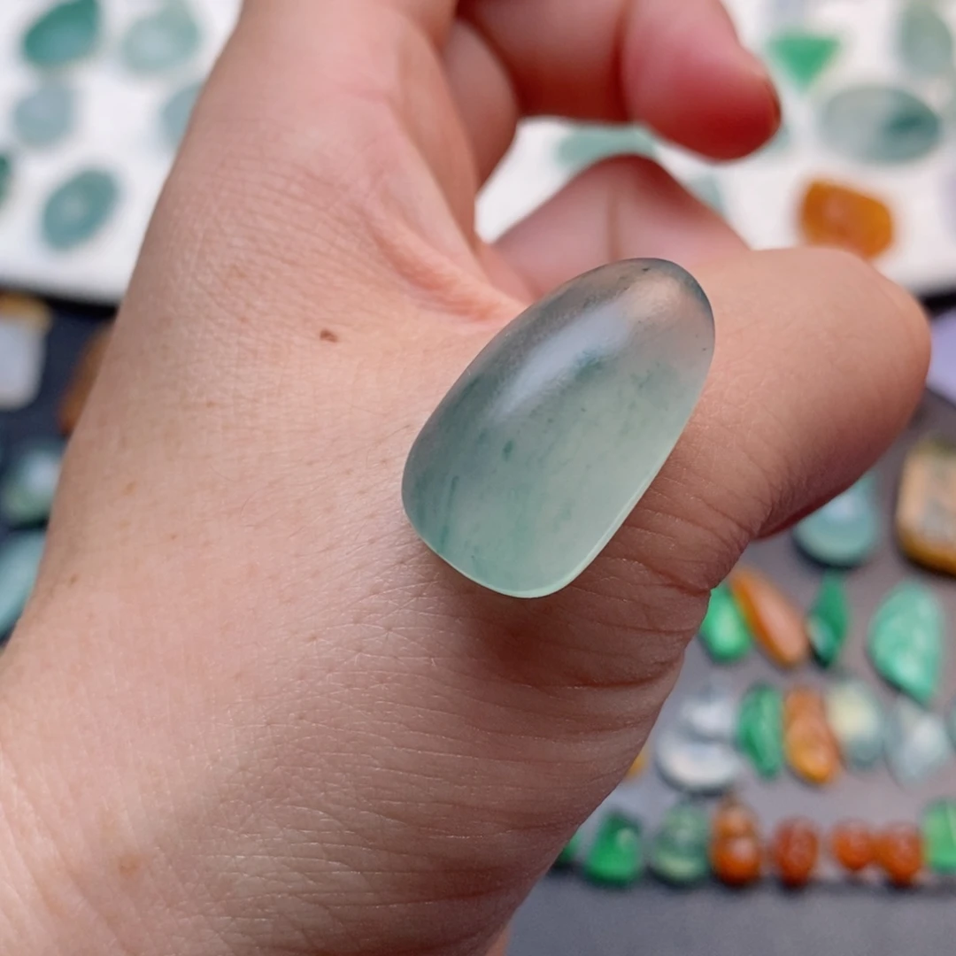 定制翡翠未镶嵌无事牌