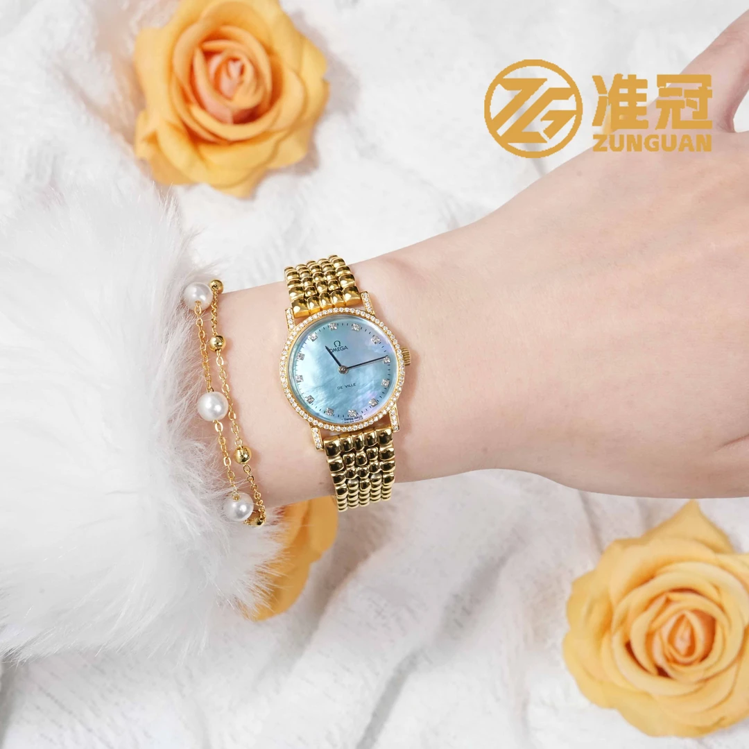 95新 Omega/欧米茄 23mm手动机械PD4123碟飞瑞士名表杏1