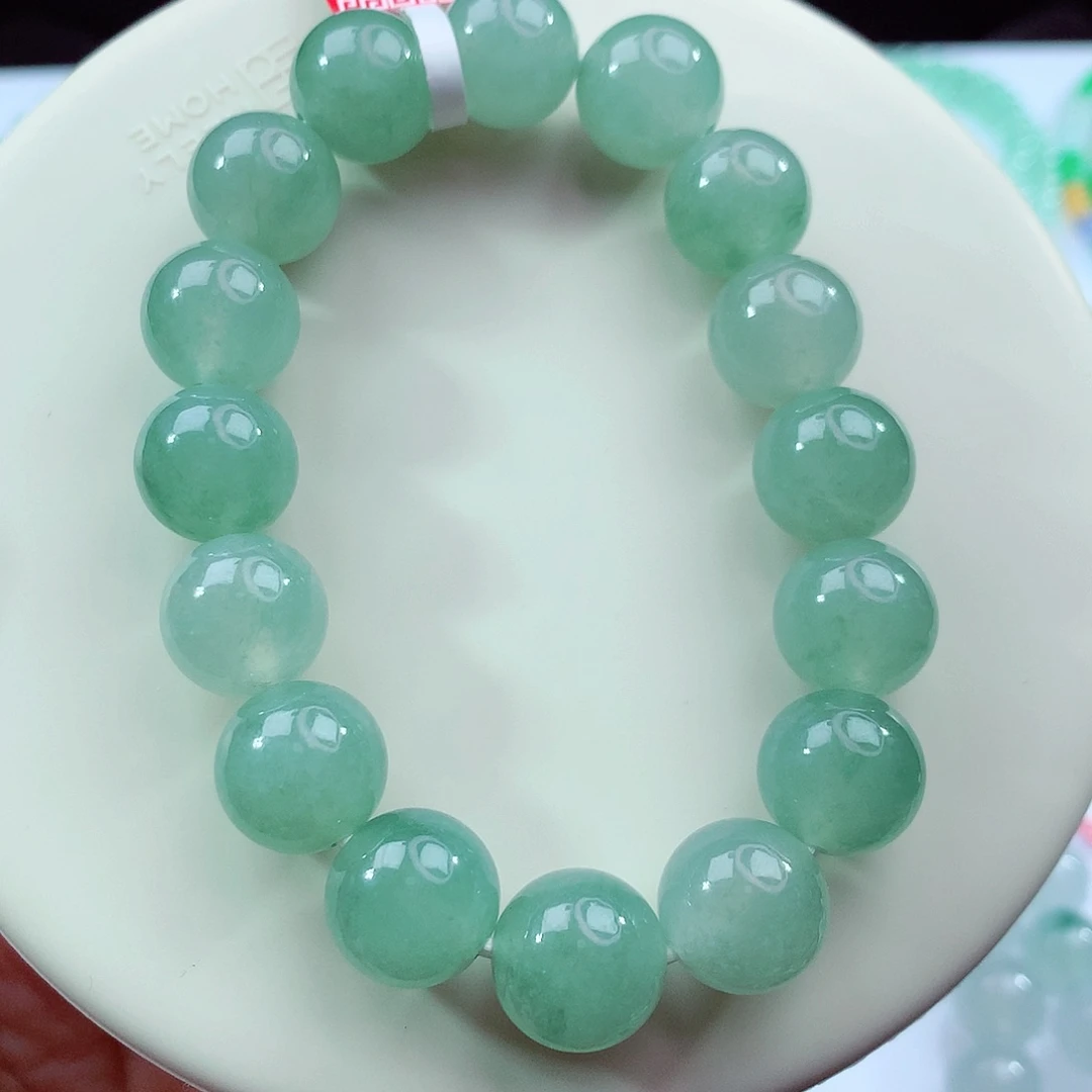 翡翠未镶嵌手链卡12.8