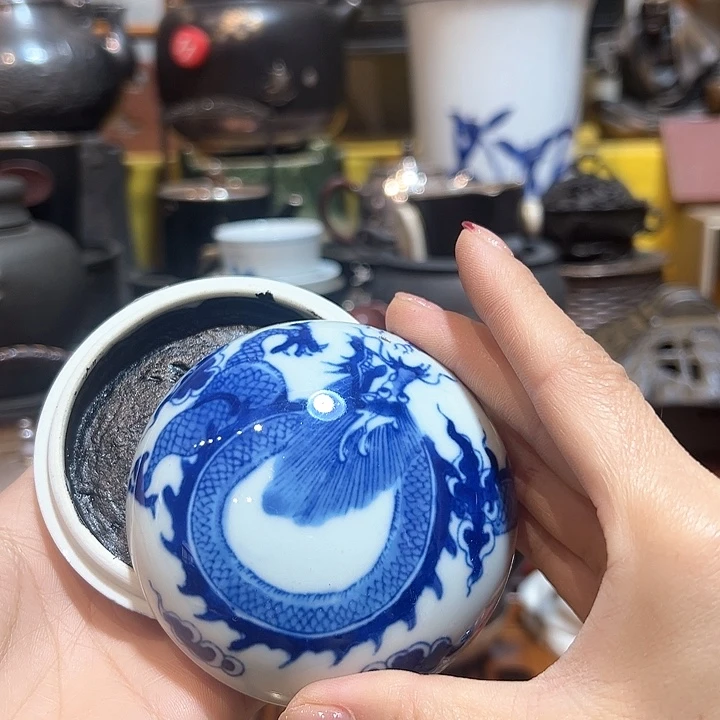陶瓷中古工艺品摆件