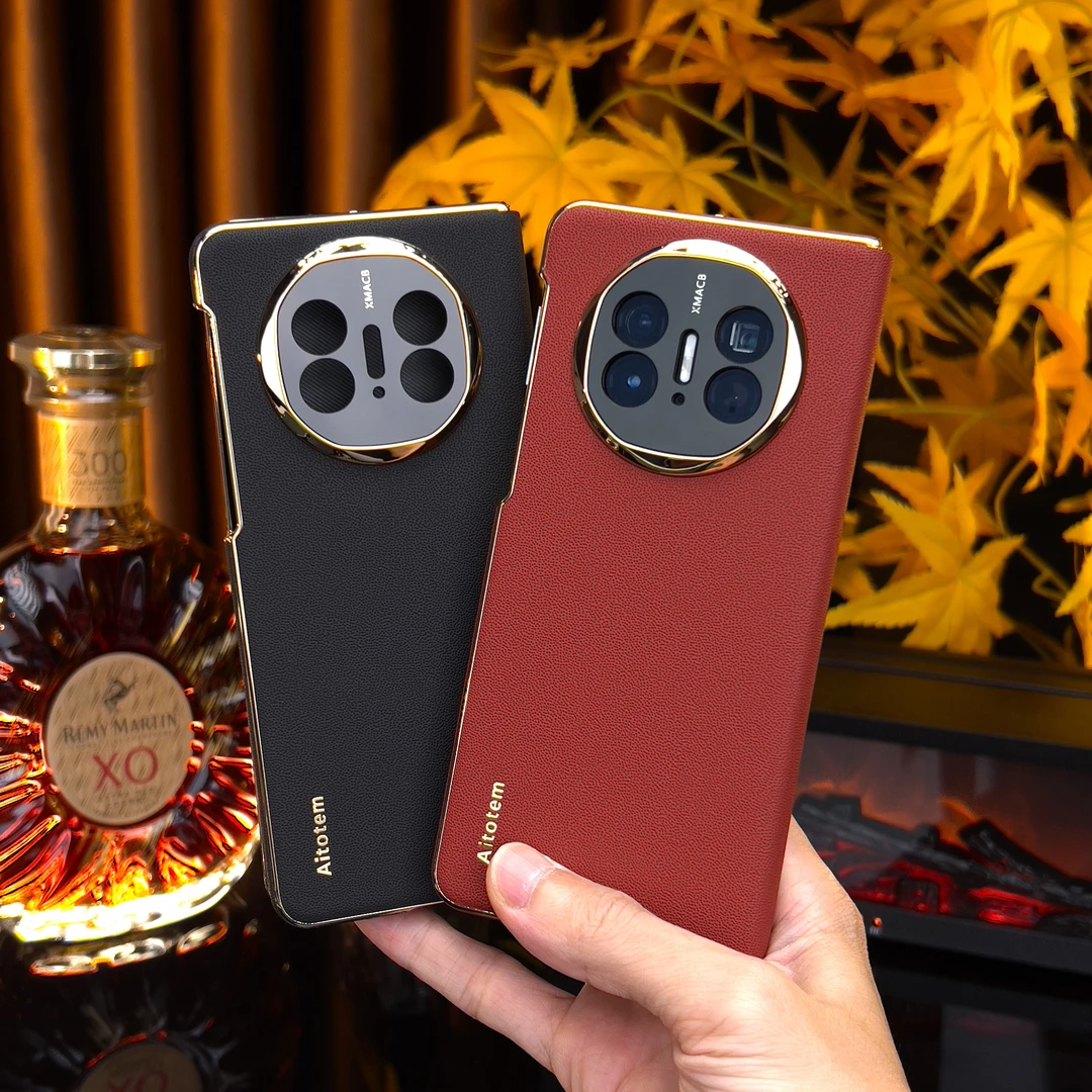 【双中轴全包防护】适用华为MateX6翻盖皮套磁吸手机壳商务男MateX5