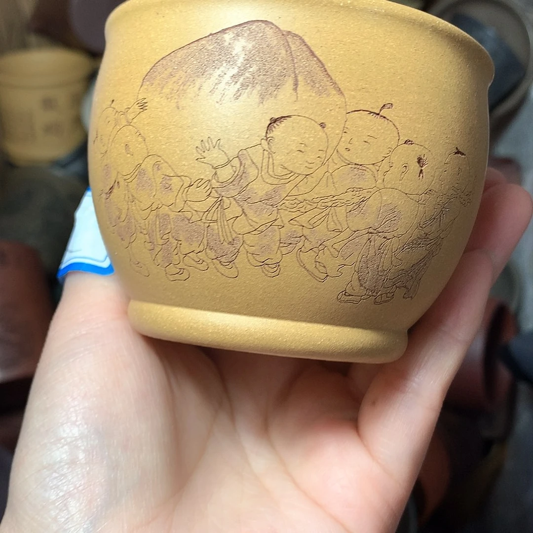 紫砂杯子微瑕不退换紫砂