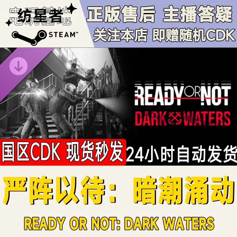 严阵以待暗潮涌动DLC Ready or Not Steam PC正版国区CDKEY