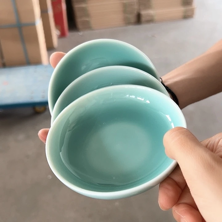 龙泉云间青瓷小米茶器