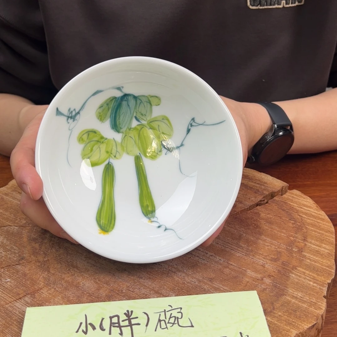 瓷片景德镇陶瓷手工手绘制作