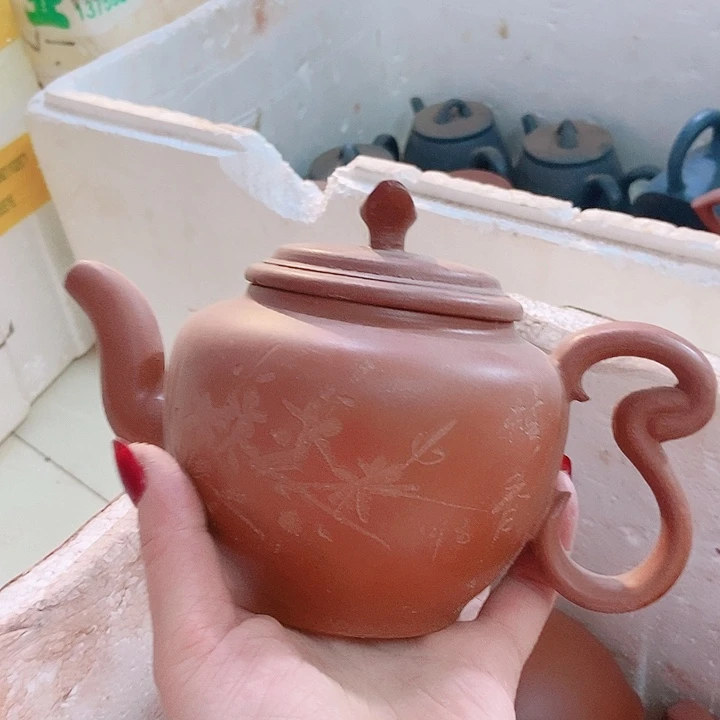 紫砂茶杯宜兴紫砂全手工制作