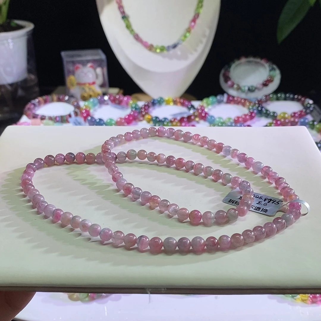 未镶嵌手链碧玺西瓜