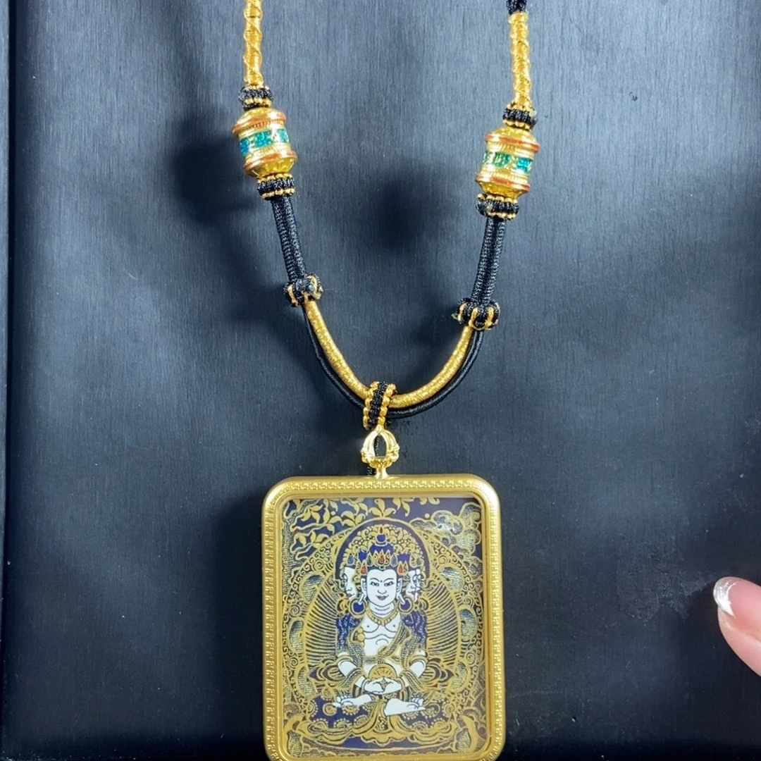 吊坠乐*美丽的唐卡结缘