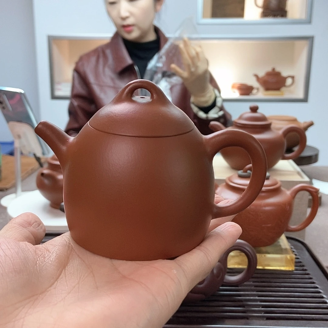 茶壶紫砂微瑕朱泥秦权