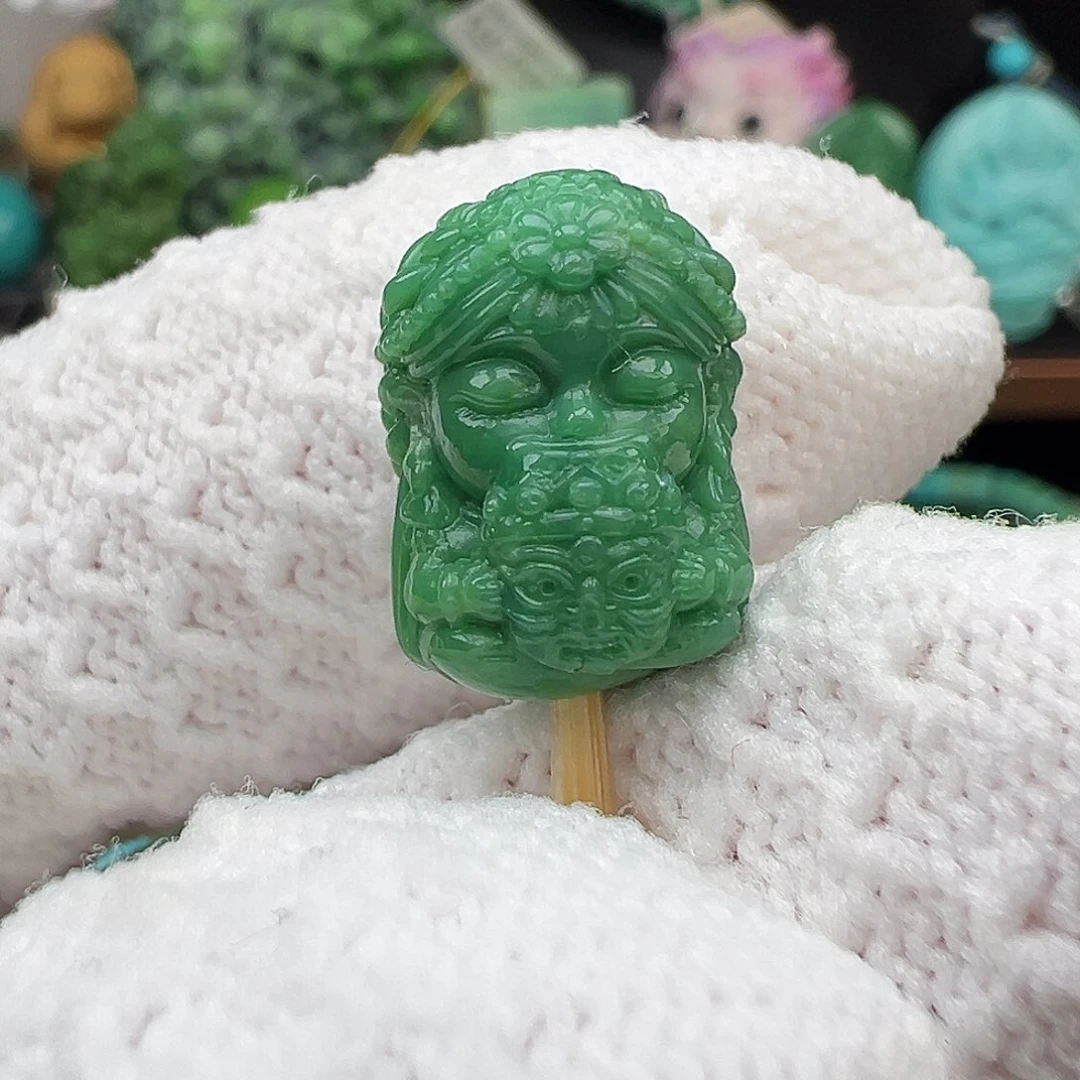 绿松石足铂镶嵌绿松石主播万丽