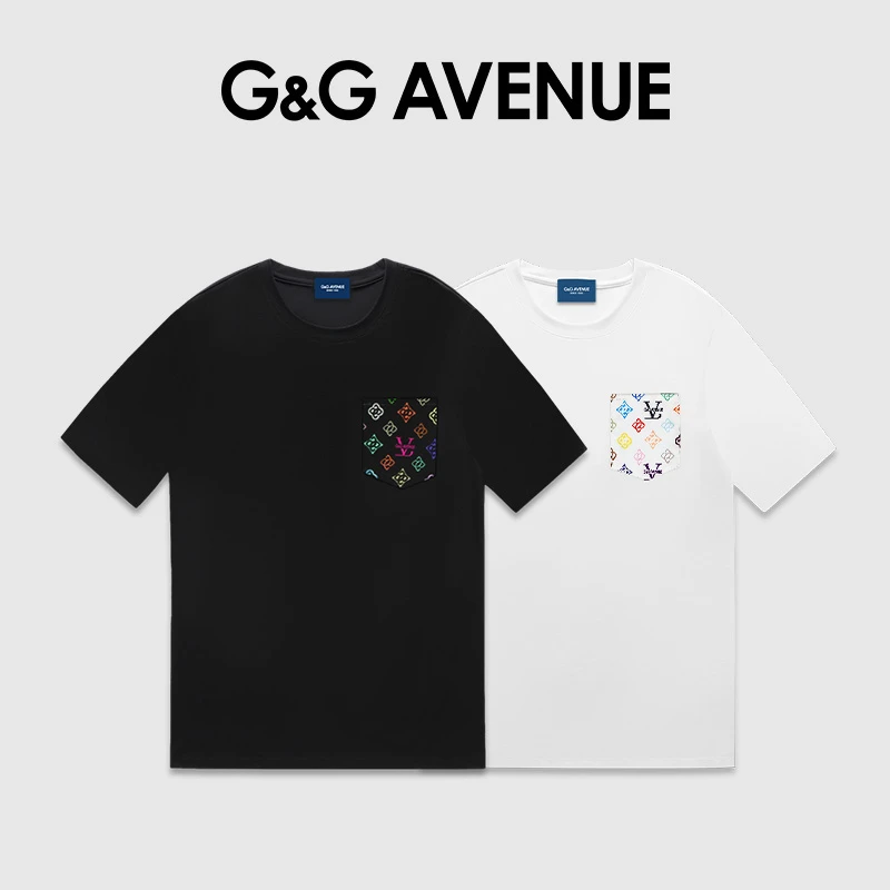 法国G&G AVENUE轻奢潮牌夏季新款短袖T恤男女同款-GT2511079