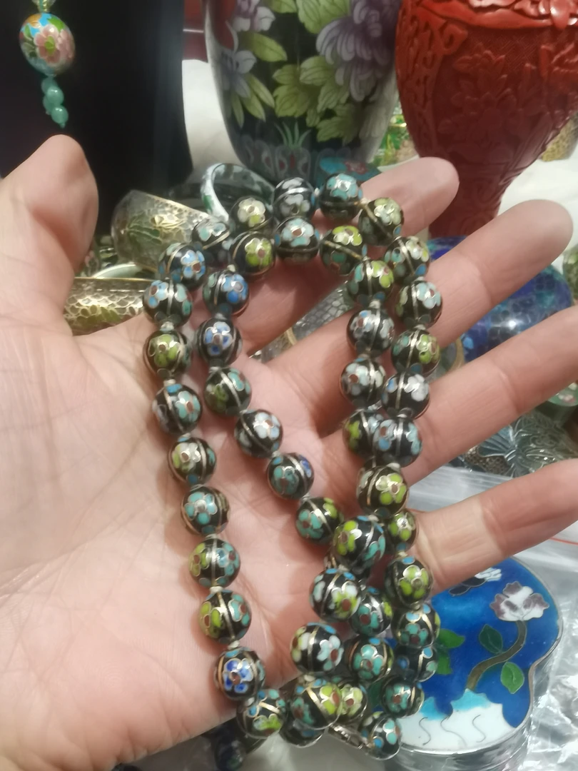 非物质文化遗产景泰蓝项链