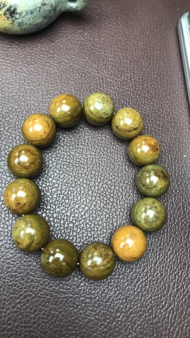 天然河磨玉～手串……