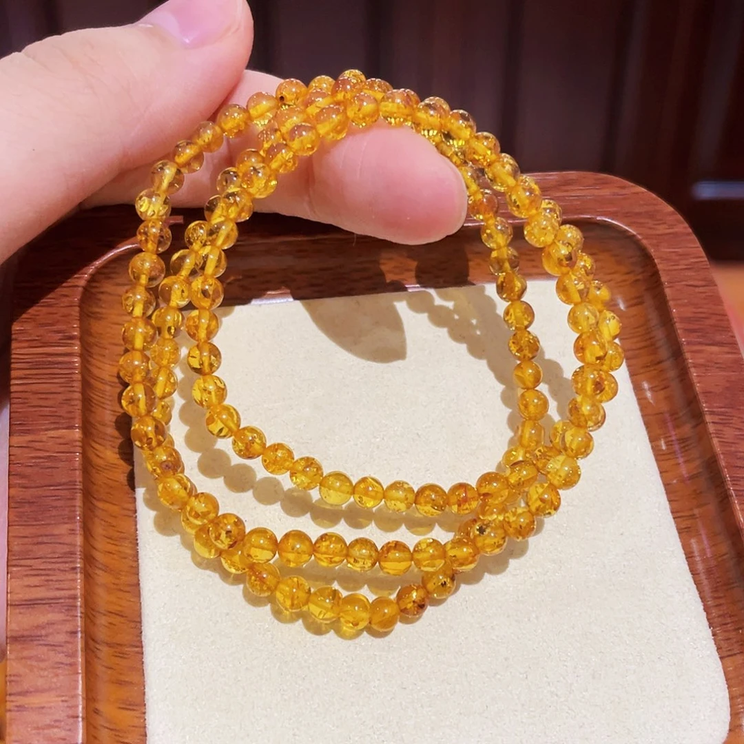 蜜蜡手链未镶嵌手串