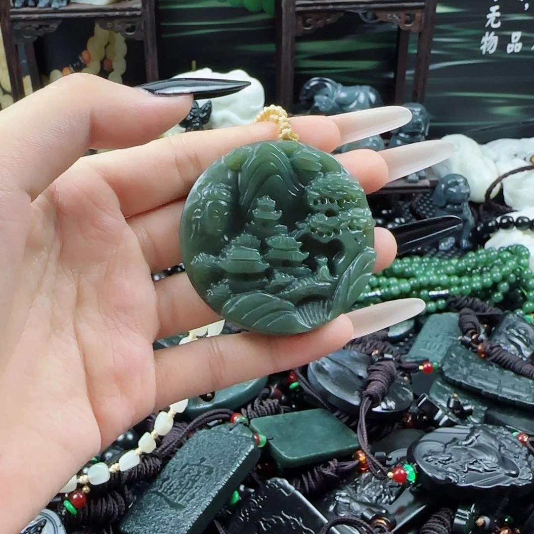 未镶嵌和田玉挂件