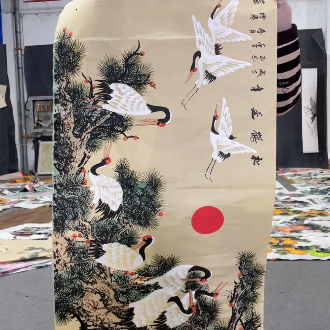 国画国画作品画心一张