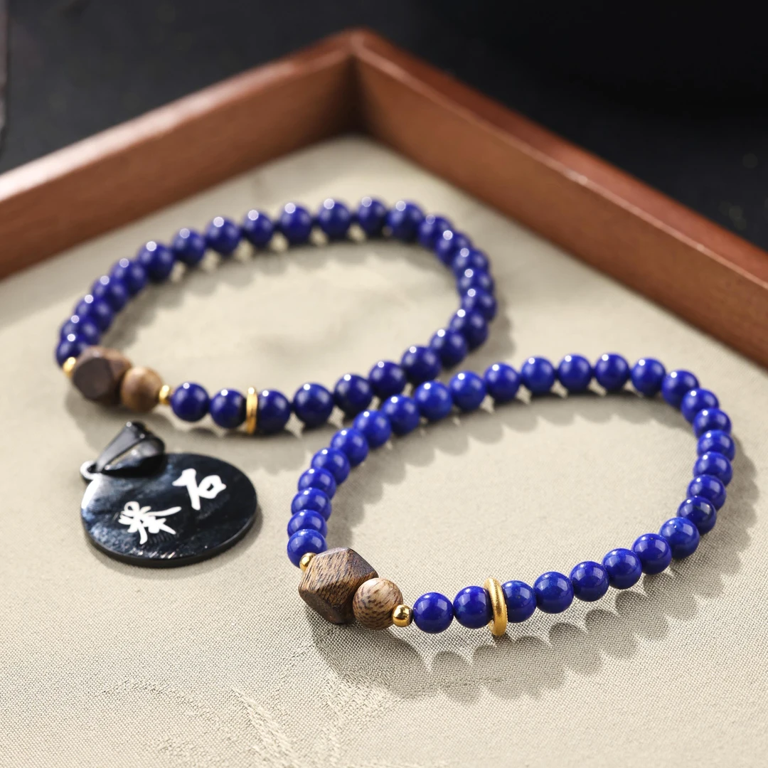 【举石臻选】TA1125-3793-044青金石手串18k（一件/多样性发/约5mm）H