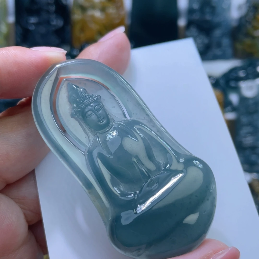 翡翠颈饰未镶嵌-****-观音