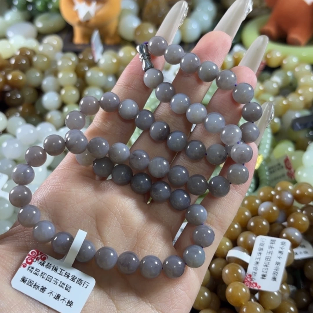 和田玉未镶嵌手链324