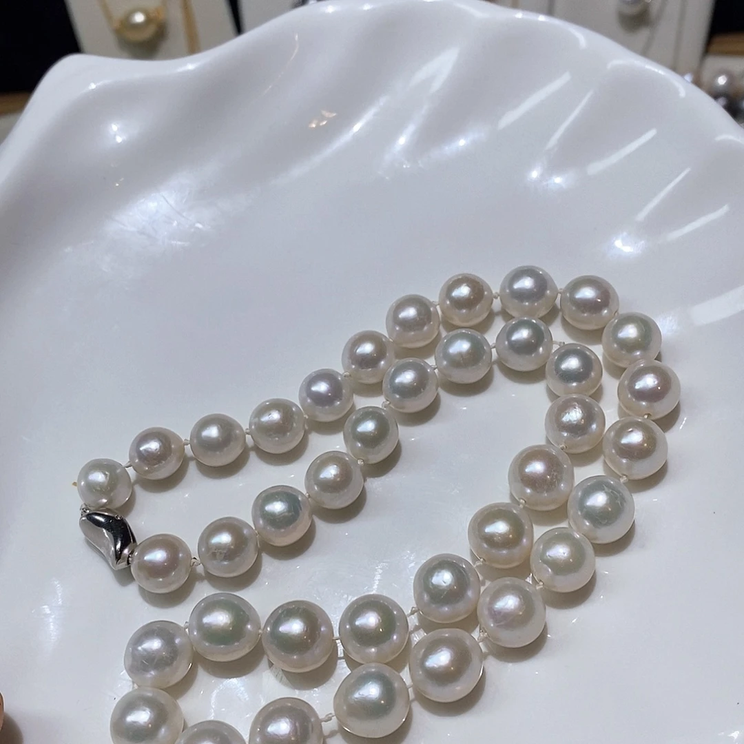颈饰银S925镶嵌淡水珍珠9/10